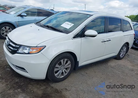 2016 Honda Odyssey Ex-L from USA, damaged, VIN 5FNRL5H6XGB167658